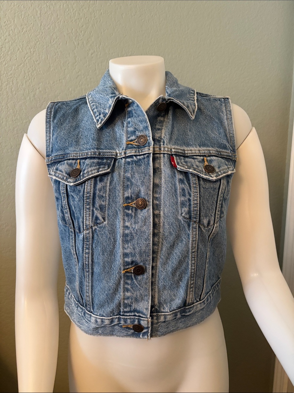 Levi's Light Blue Women's Denim Vest